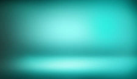 3D Room Background Cyan Color. Abstract 3D Rendered illustrationの写真素材