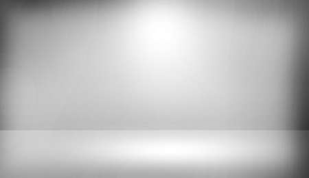 Abstract 3D Rendered Illustration Room Background. Grey backdrop wallpaper empty roomの写真素材