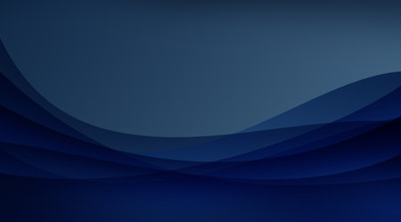 Dark Abstract Shapes background in blue. Modern wallpaperの写真素材