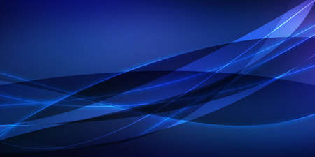 Modern Glowing Lines Abstract Geometric Shape Blue background wallpaperの写真素材