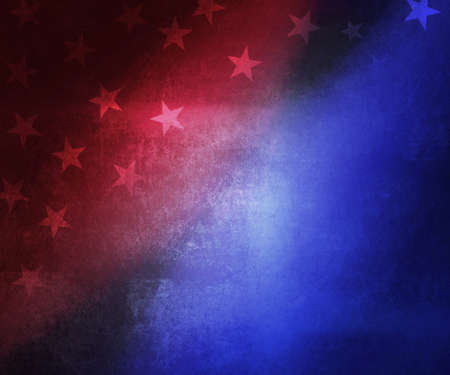 Abstract United States Flag Colors on Metal Texture with Free Space. Modern patriotic banner backdropの写真素材