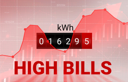 Digital illustration of high blood pressure in red background. High blood pressure concept