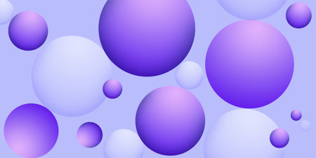 Abstract background with purple balls. Vector illustration. Can be used for advertisingeting,...