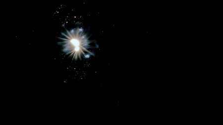 A cluster of stars in the sky. The birth of a new star, abstract background