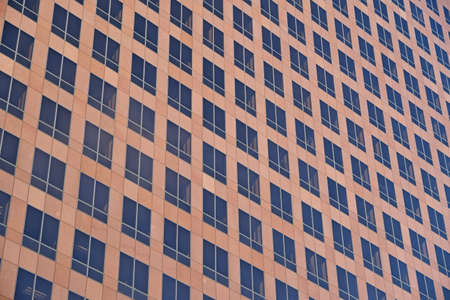 Elements and facades of buildings on the streets of Los Angeles, USA, July 2019.