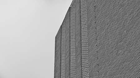 Elements and facades of buildings on the streets of Los Angeles, USA, July 2019.のeditorial素材
