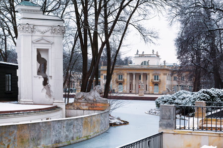 Palace on the Water - the summer residence of the last Polish Kingのeditorial素材