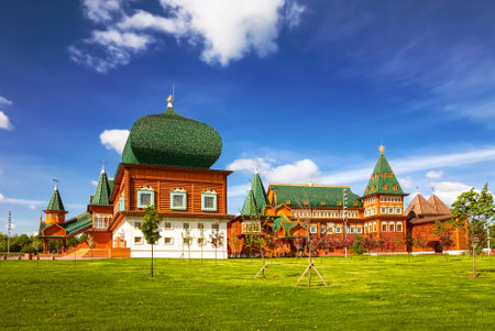 Moscow. Kolomenskoye. The Palace of Tsar Alexei Mikhailovichのeditorial素材