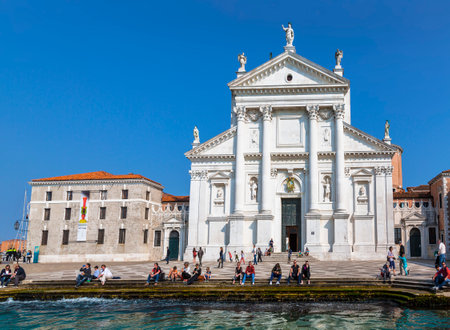 San Giorgio Maggiore cathedral is a cathedral in Venice, on the island of San Giorgio Maggiore. Italyのeditorial素材