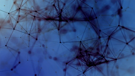 Composition based on Plexus. Use different methods of overlaying (mixing). Animation through transparency of different color variants from this collection will create amazing new compositions.の写真素材