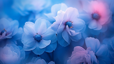 Bright colorful composition of flowers of pastel colors. Unique natural colorsの素材