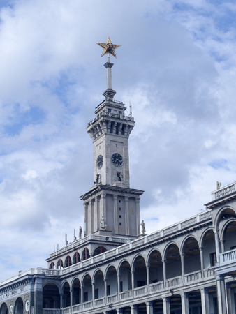 Building in style of soviet unionの写真素材