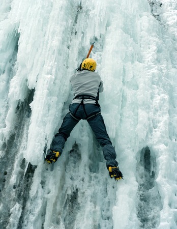 Ice climbing the North Caucasus.