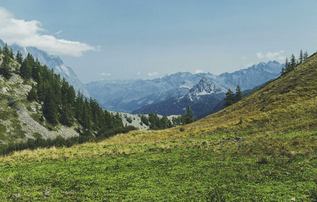 Tour du Mont Blancの写真素材