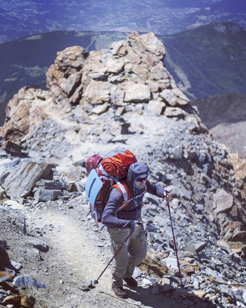 Hiking around Mont Blanc.