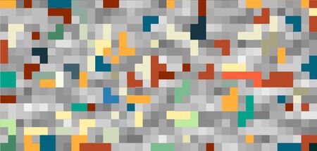 a set of small grey square background colored rectangles