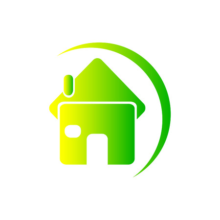 Wonderful logo design for construction companies on a white backgroundのイラスト素材