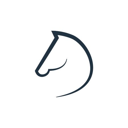 Fast speed horse vector icon illustration isolatedのイラスト素材