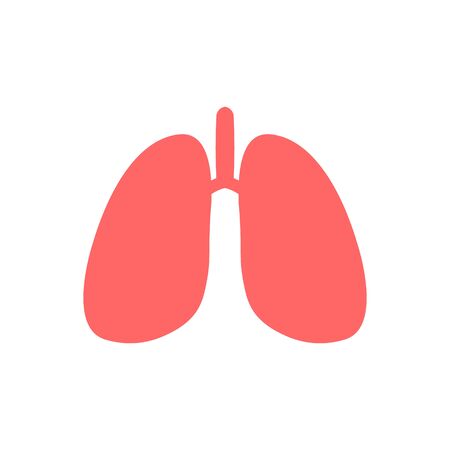 Lungs symbol. Lung cancer (asthma, tuberculosis, pneumonia). World Tuberculosis Day. World Pneumonia Day. Health careのイラスト素材