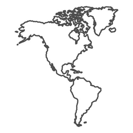 Vector of North and South America - ID:142507995 - Royalty Free Image ...