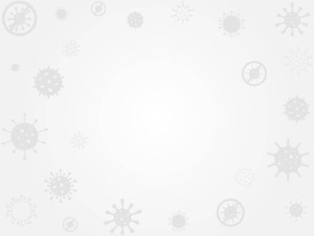 Coronavirus banner background vector illustration. Stop virus concept.  Dangerous world pandemicのイラスト素材