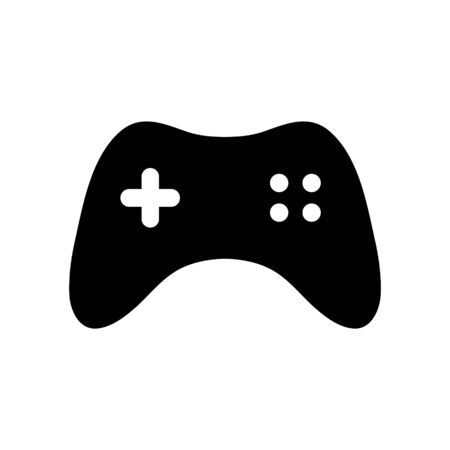 Joystick vector icon vector illustration isolated on white background. Game console symbol.のイラスト素材