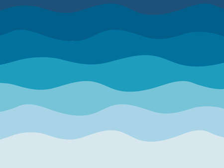 Water wave background vector illustration. Abstract blue and white background with copy space.