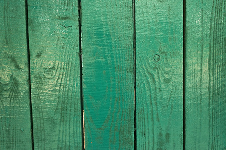 Wooden board texture green backgroundの写真素材