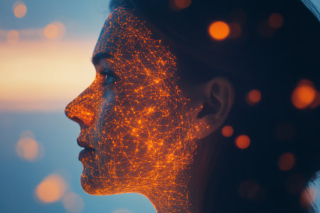 A psychologist engages with a patient during a therapy session, emphasizing the importance of body language and nonverbal cues for effective communication and understanding.の素材