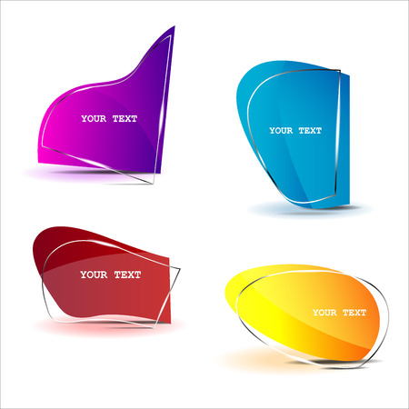 Elements for web design. Bannerのイラスト素材