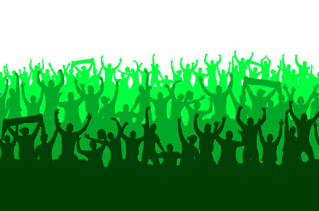 Seamless wallpaper from fans for sports championships and music concerts.のイラスト素材