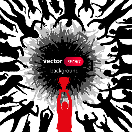 Advertising banner for the competitionのイラスト素材