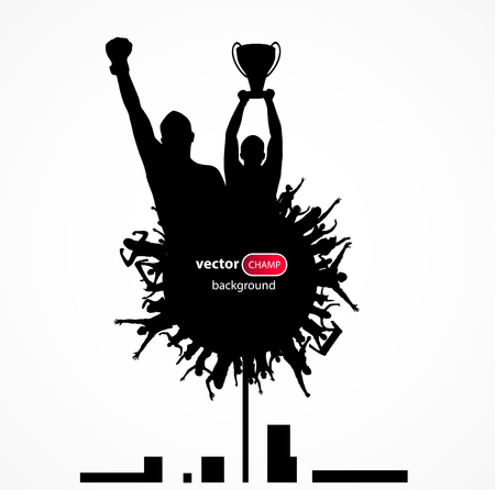 Banner for music concerts and sport championshipsのイラスト素材