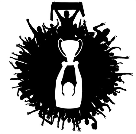 Champions Cup. Posterのイラスト素材