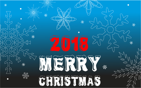 Merry Christmas holiday vectorのイラスト素材