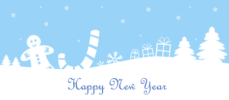 Merry Christmas holiday vectorのイラスト素材