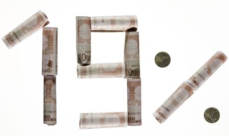 19 percent of taxes in Germany.