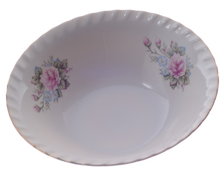 plate on a white backgroundの写真素材