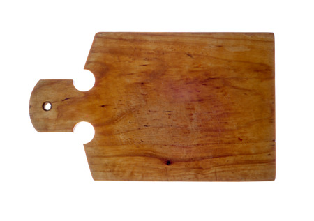 cutting board isolated on white background.