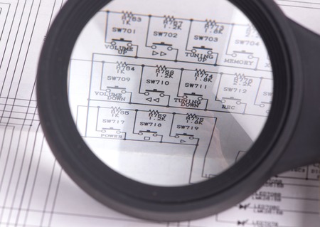 circuitry for background or design closeup .の写真素材