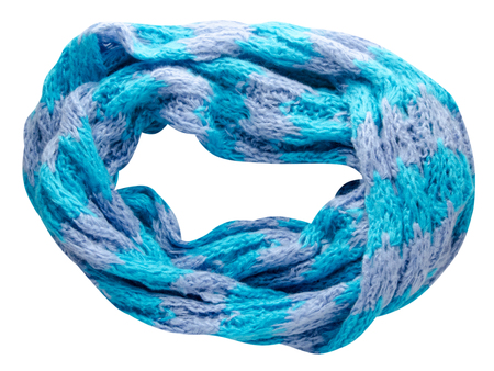 Scarf isolated on white background.Scarf  top view .の写真素材