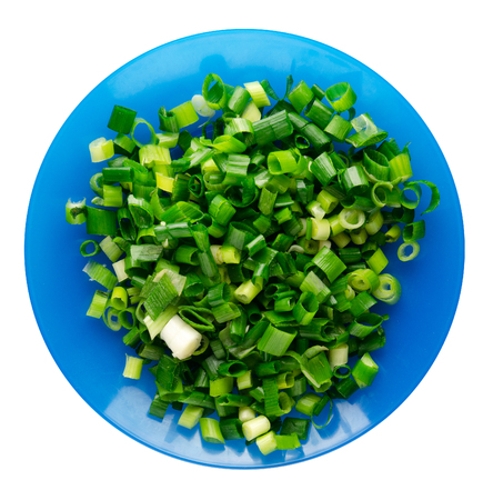 vegetarian food.  onion  on a plate  isolated on white background.  healthy foodの写真素材