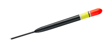 fishing float isolated on white background .colorful image for sites, banners, fishing shop, brochures.の写真素材