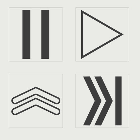 Retro futuristic elements for design. Big collection of abstract graphic geometric symbols. Elements for graphic decoration. Stars, starburst . Vector illustrationのイラスト素材