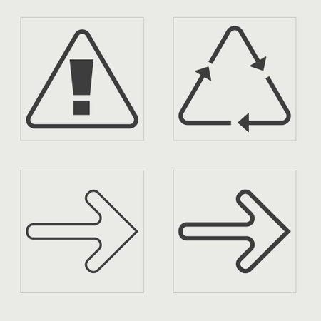 Vector Graphic Assets Set. Trendy geometric postmodern figures. Cyberpunk elements. Stars, starburst...