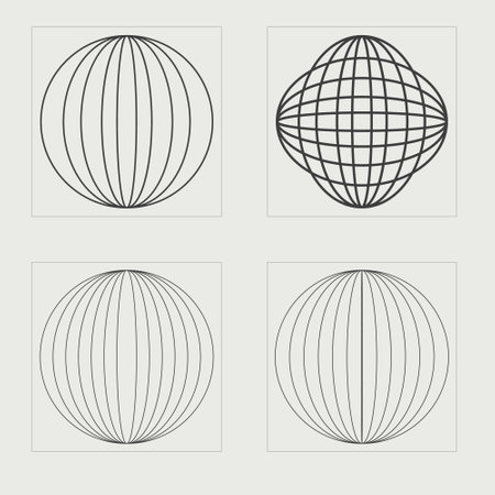 Collection of Y2K elements. Big collection of abstract graphic geometric symbols. Cyberpunk elements. Isolated on black background. Vector illustrationのイラスト素材