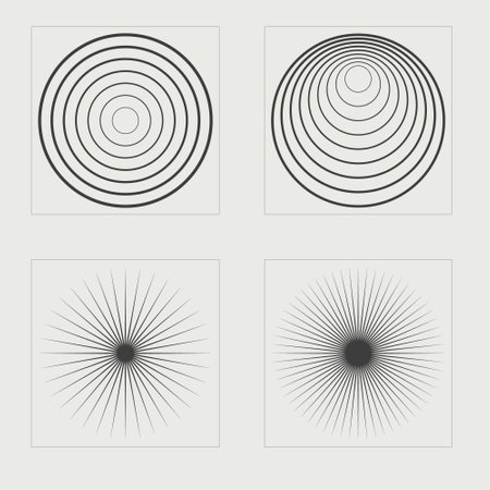 Retro futuristic elements for design. Brutalism star and flower shapes. Cyberpunk elements. Anti-design. Vector illustrationのイラスト素材