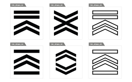 Set of Y2K style vectors of objects. Trendy geometric postmodern figures. Elements for graphic...