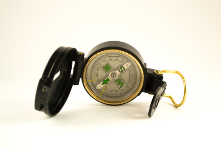 Compass on a white background