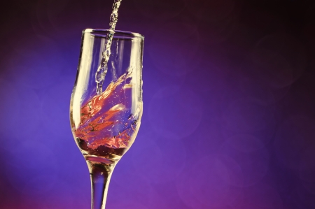 Glass of champagneの写真素材
